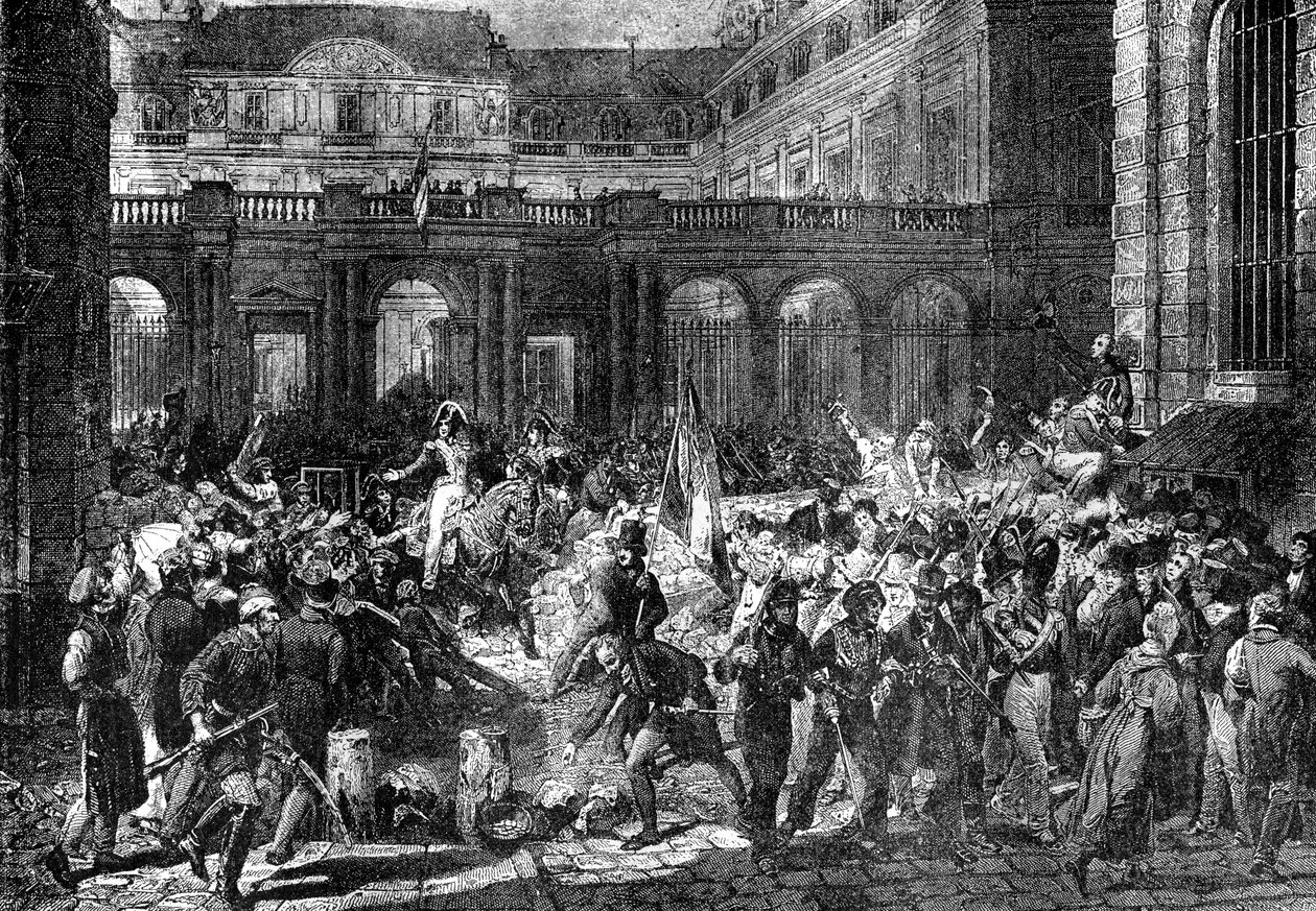 Vévoda z Orleansu opouští královský palác v Paříži 31. července 1830 1882-1884 od Unbekannt