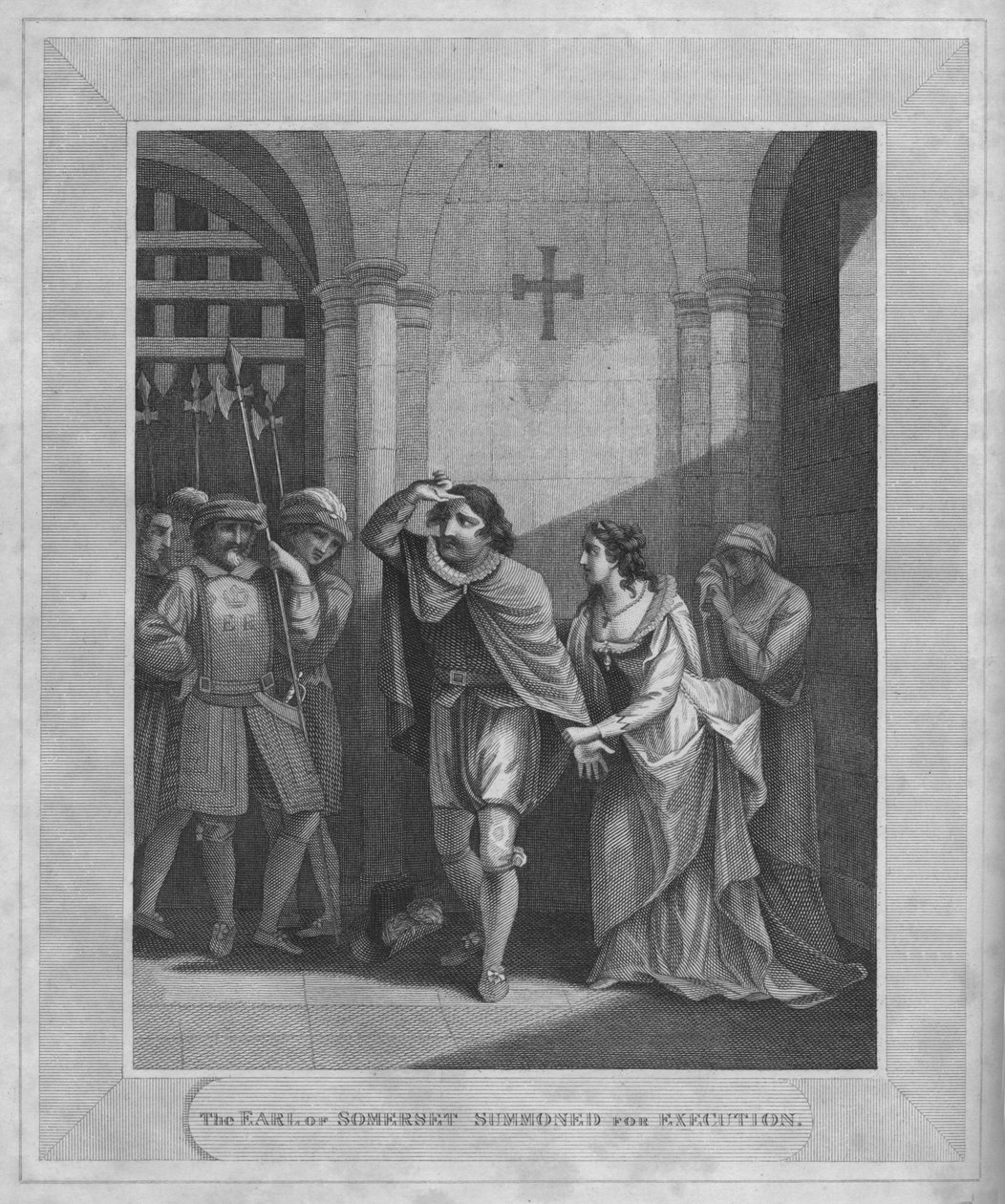 Hrabě ze Somersetu povolán k popravě, 1838 od Unbekannt
