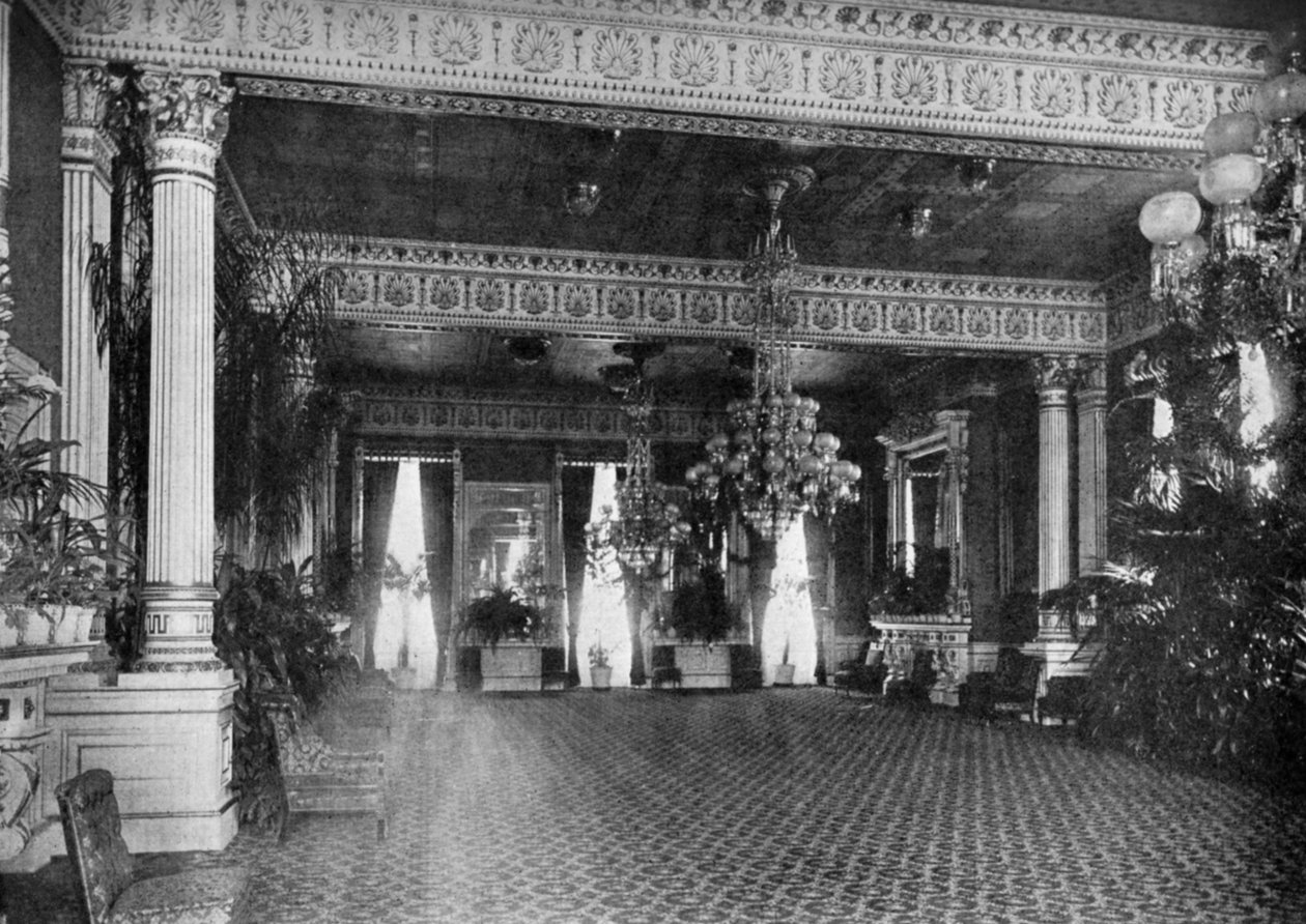 Východní pokoj v Bílém domě, Washington DC, USA, 1908 od Unbekannt