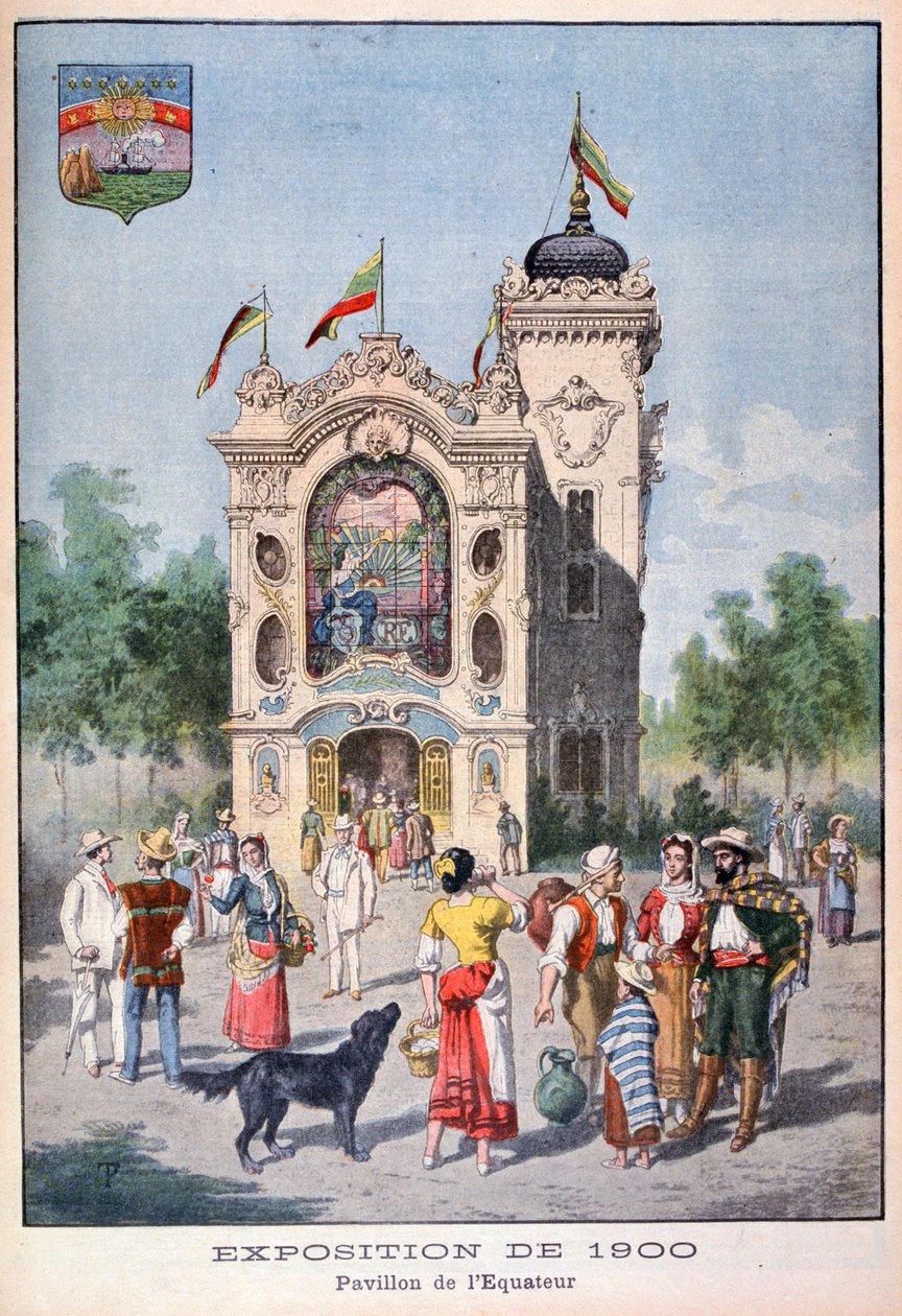 Ekvádorský pavilon na Světové výstavě v roce 1900, Paříž, 1900 od Unbekannt