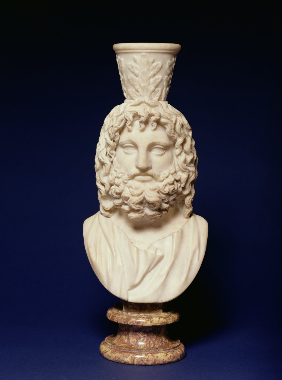 Egyptský bůh Serapis, řečtina, 2. století (mramor) od Unbekannt