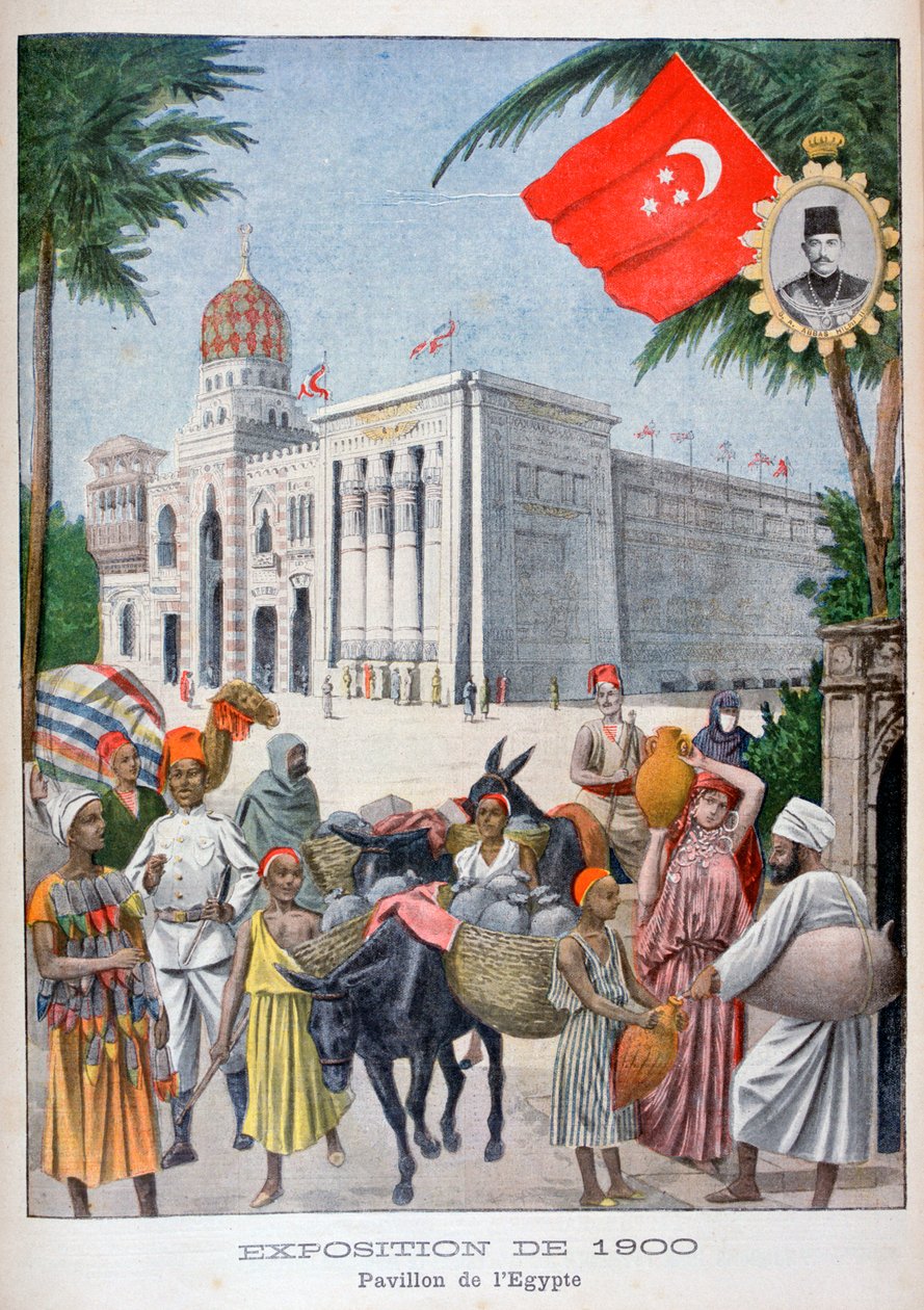 Egyptský pavilon na Světové výstavě v roce 1900, Paříž, 1900 od Unbekannt
