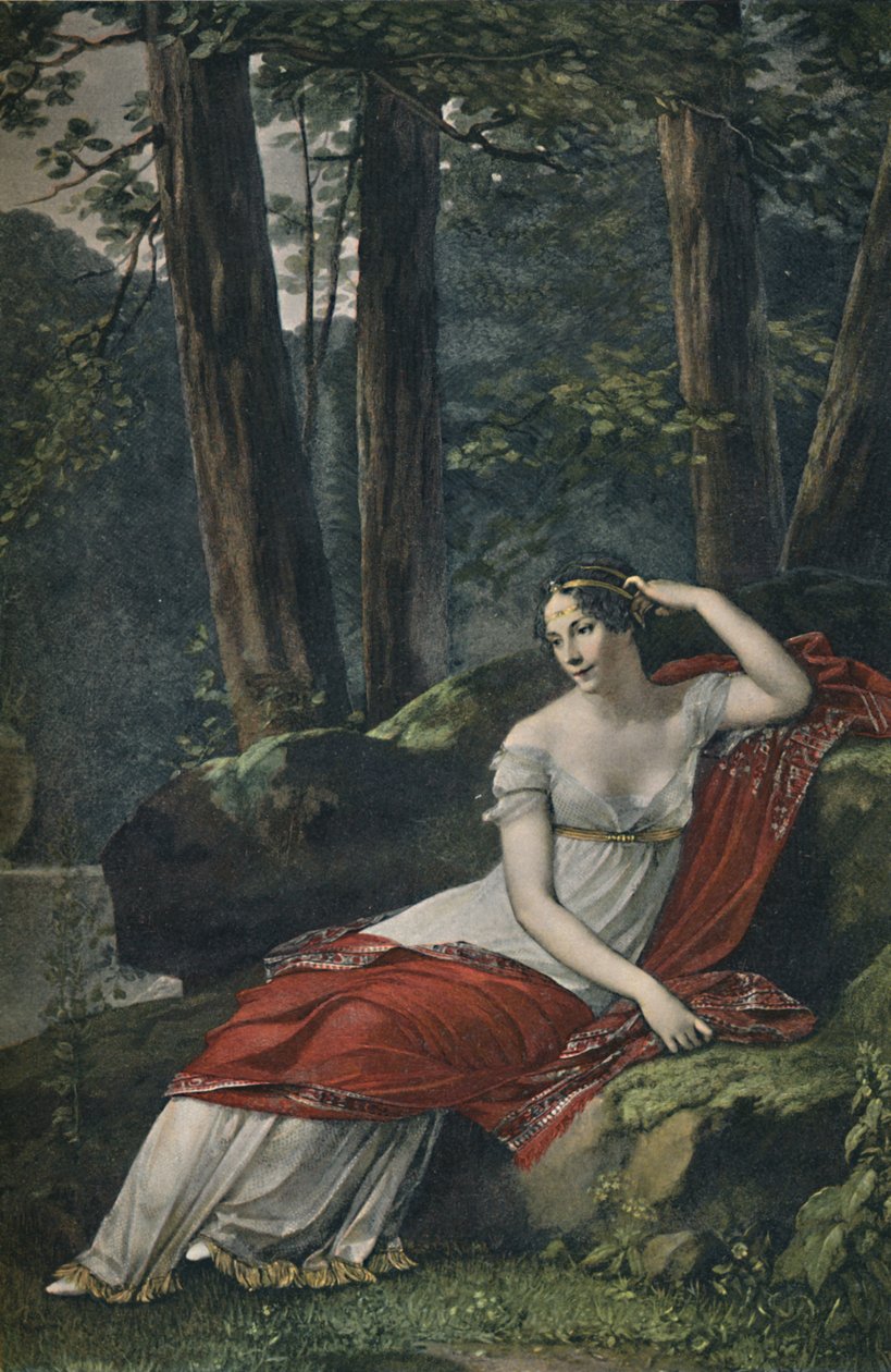 Císařovna Josephine v parku v Malmaison, 1809, 1896 od Unbekannt