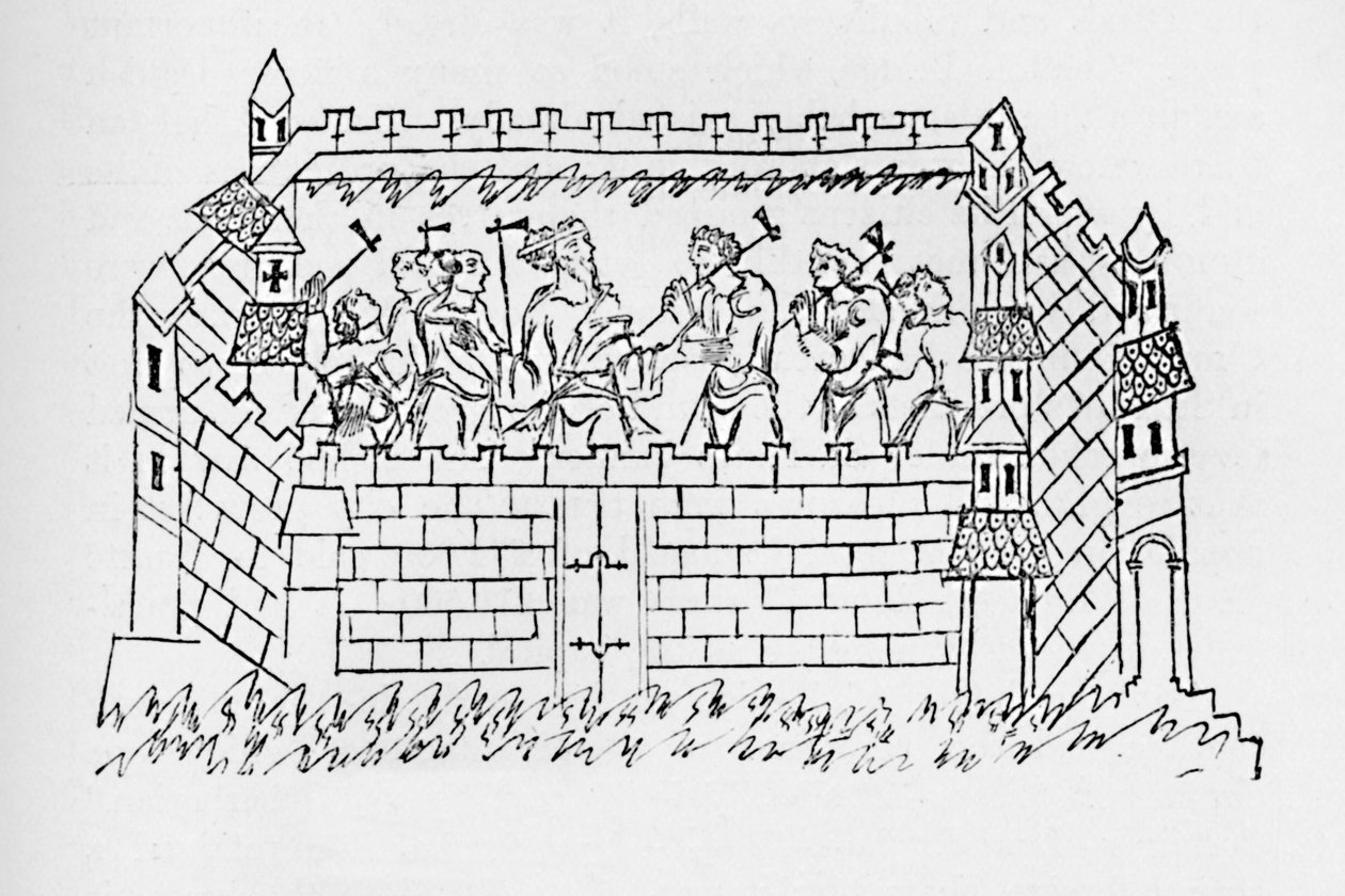 Anglický Burgh čs. 6. června 1902 od Unbekannt