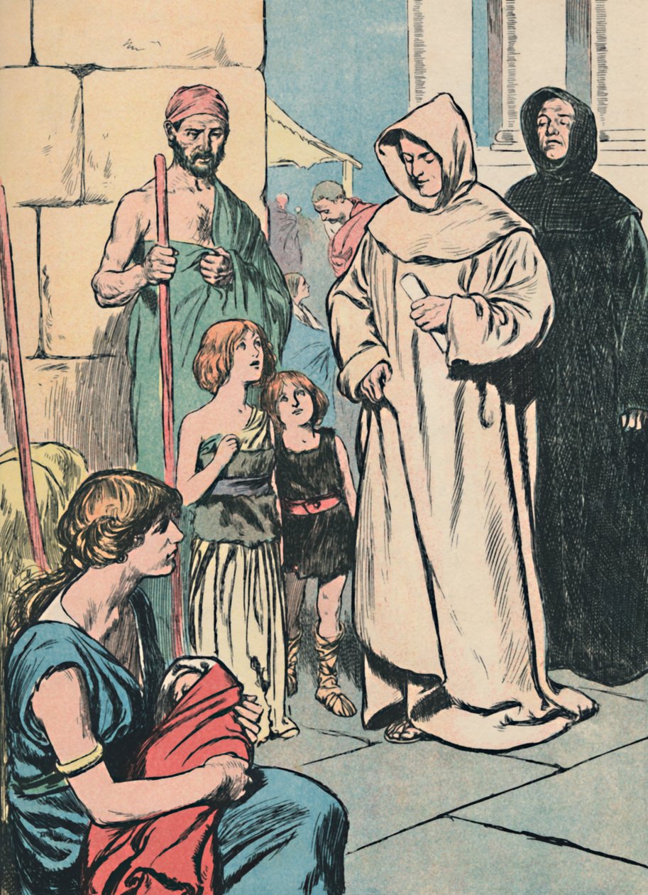 Angličtí zajatci v Římě, c1907 od Unbekannt