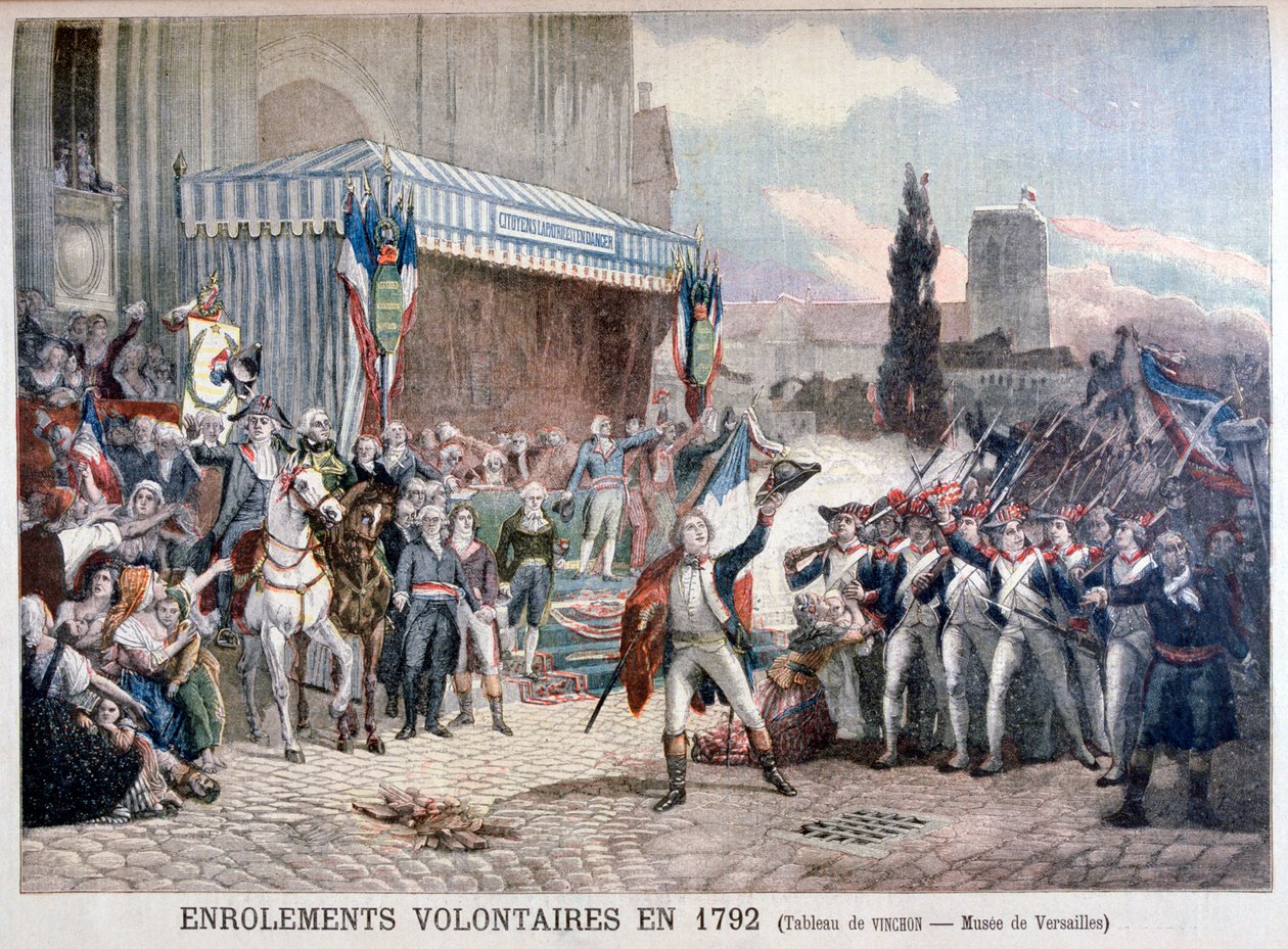Zápis dobrovolníků, 22. července 1792, 1895 od Unbekannt