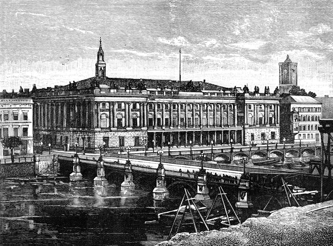 The Exchange a Fredericks Bridge, Berlín, 1900 od Unbekannt