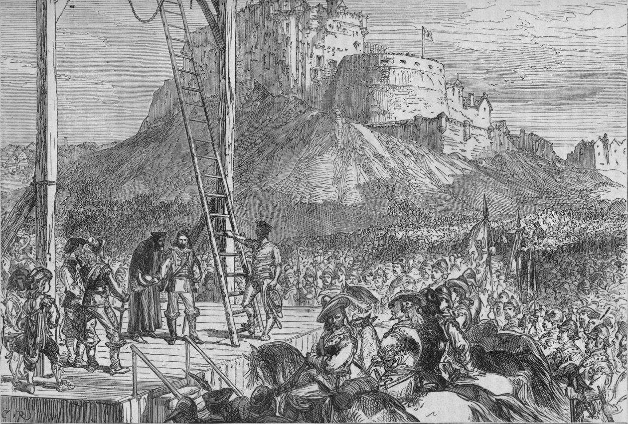 The Execution of Montrose, c1880 od Unbekannt