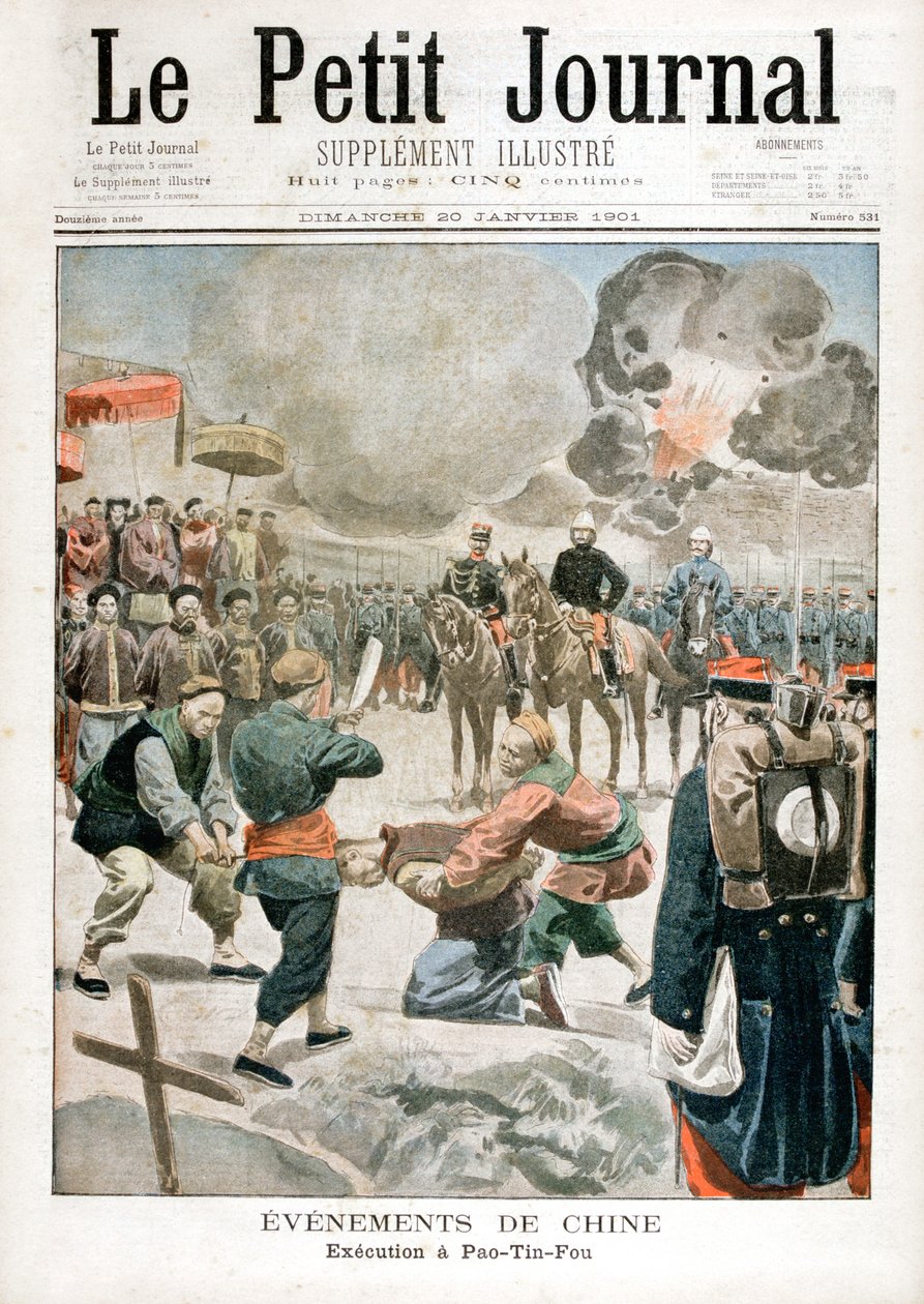 Poprava Pao-Tin-Fou, 1901 od Unbekannt