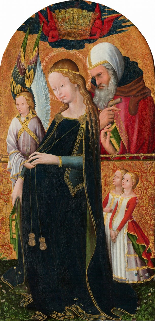 Nastávající Madona se svatým Josefem, c. 14251450. od Unbekannt