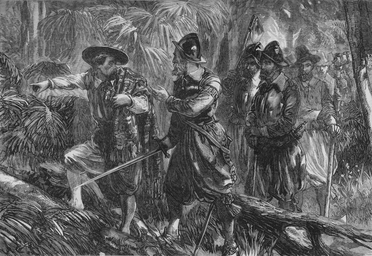 Výprava proti Santiagu, c1880 od Unbekannt