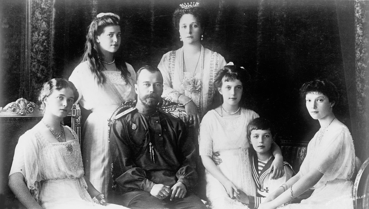 Rodina ruského cara Mikuláše II., 1910. od Unbekannt