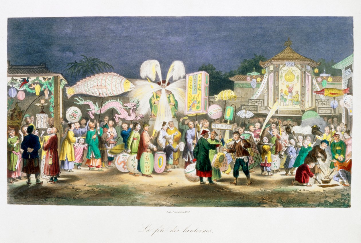 Festival luceren, Čína, 1824-1827 od Unbekannt