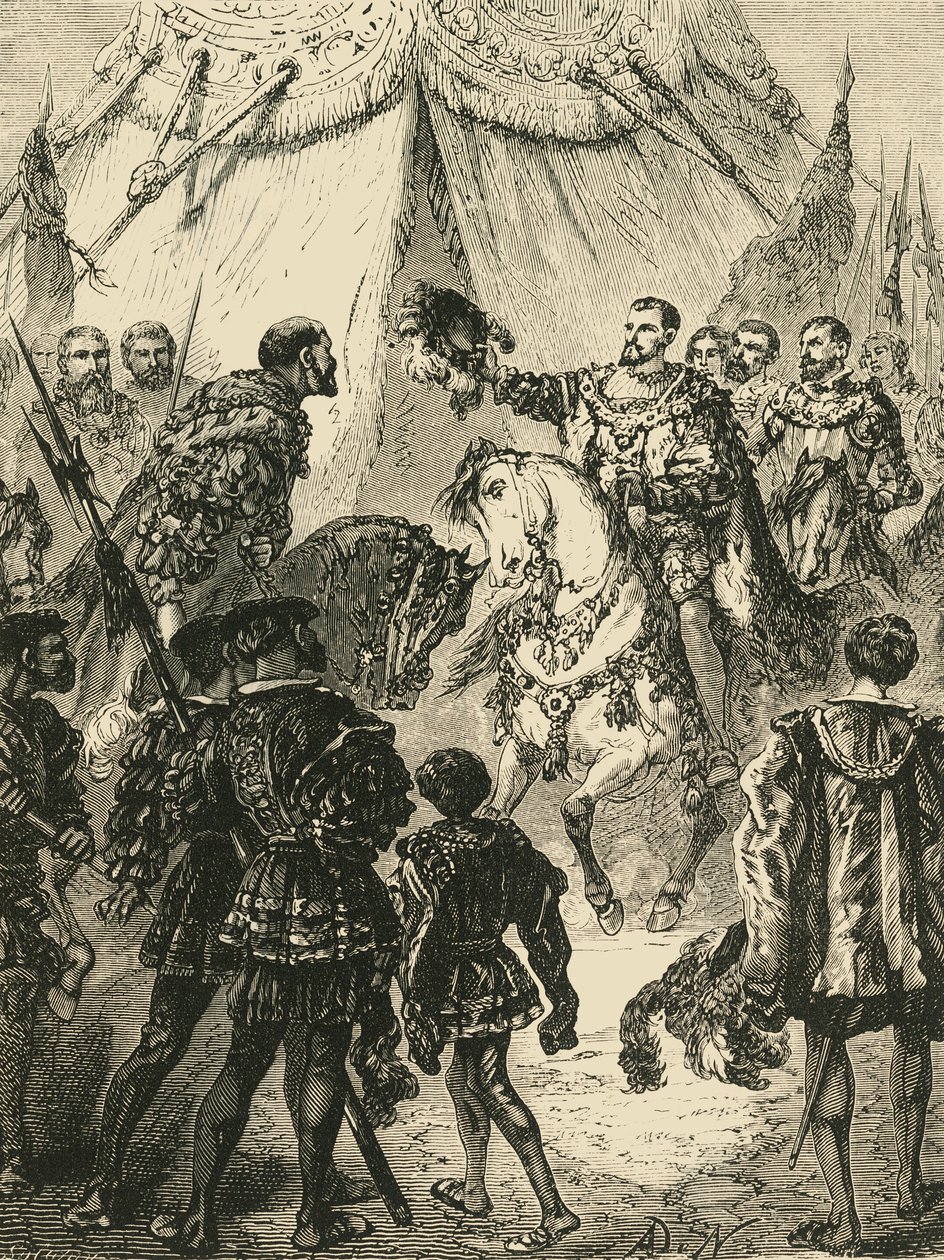The Field of the Cloth of Gold, 1520, 1890. od Unbekannt