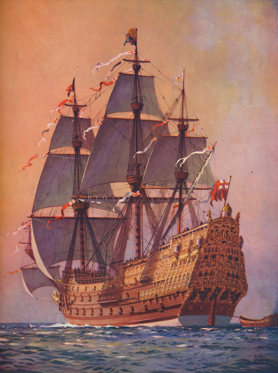 Nejlepší válečný muž své doby, Sovereign of the Seas, znamenal důležitou etapu ve vývoji od Unbekannt