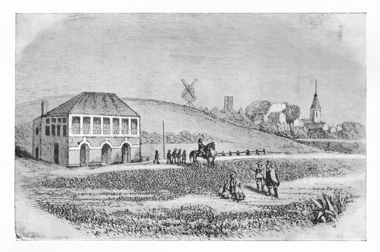První velký stánek v Newmarketu, c1765, 1911 od Unbekannt