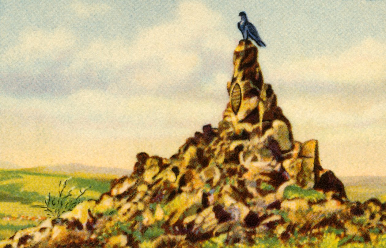 Fliegerdenkmal, památník na Wasserkuppe, Hesensko, Německo, 1932. od Unbekannt