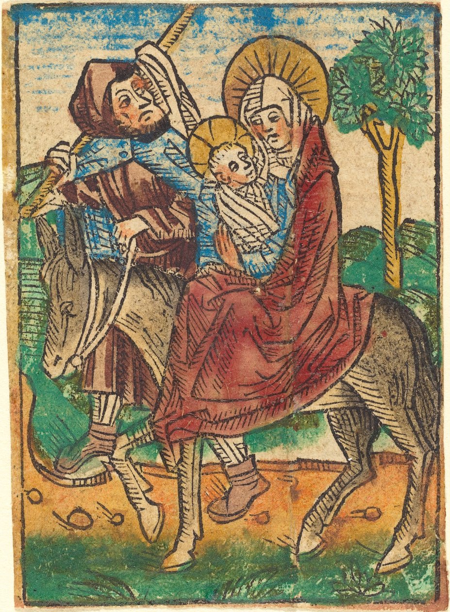 Útěk do Egypta, c. 1490. od Unbekannt