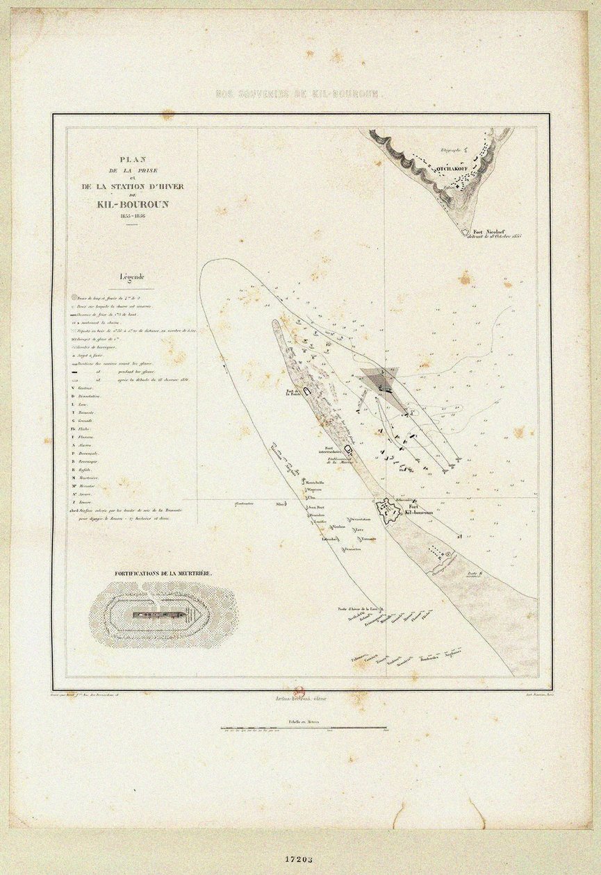 Plovoucí baterie při obléhání Kinburnu 1855-1856, 1856 od Unbekannt