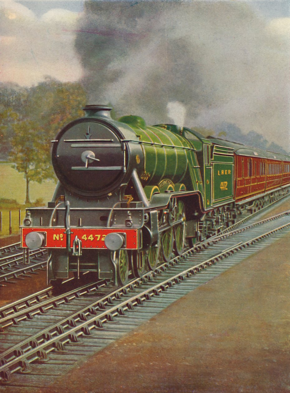 The Flying Scotsman Passing Hadley Wood, L.N.E.R., 1926 od Unbekannt
