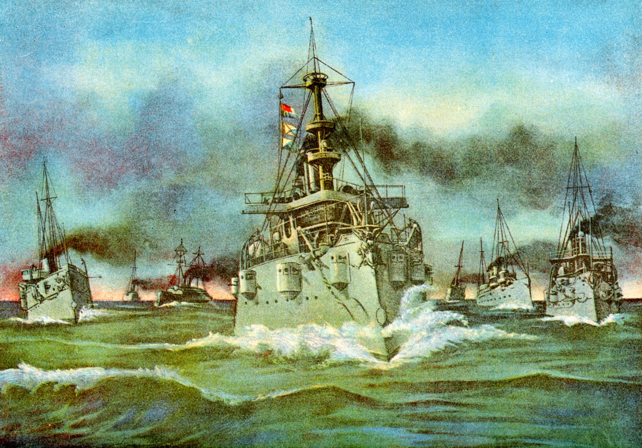 The Flying Squadron, španělsko-americká válka, 1898 od Unbekannt