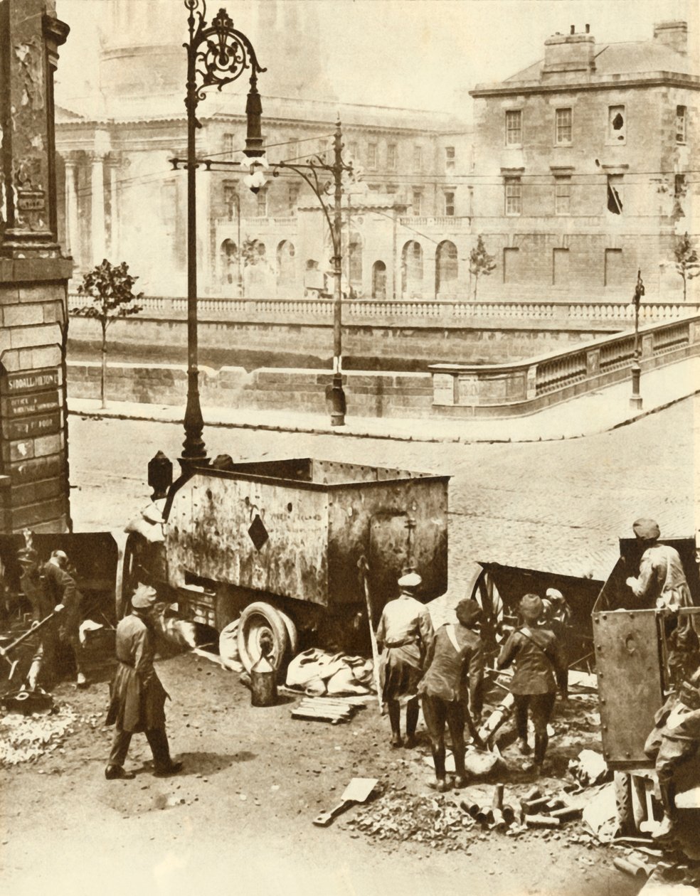 Čtyři soudy, Dublin, Irsko, červenec 1922, 1935. od Unbekannt
