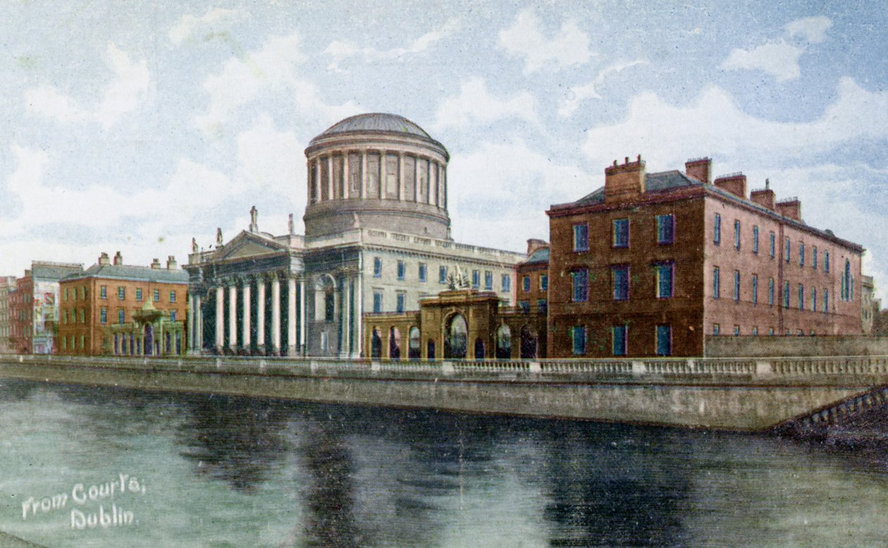 Čtyři soudy, Dublin, Irsko, 1900-c1920 od Unbekannt
