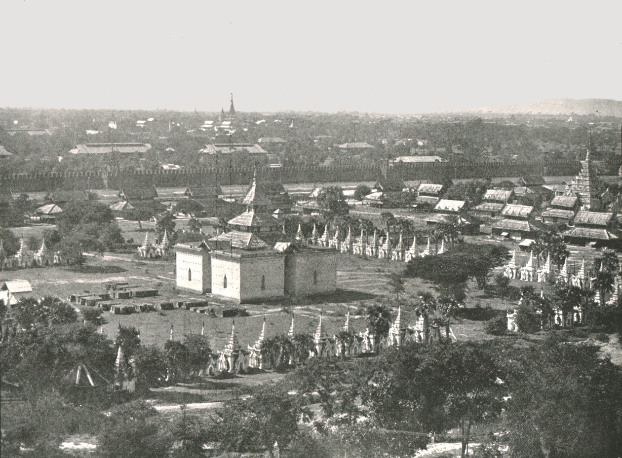 Čtyři sta padesát chrámů, Mandalay, Barma, 1895. od Unbekannt