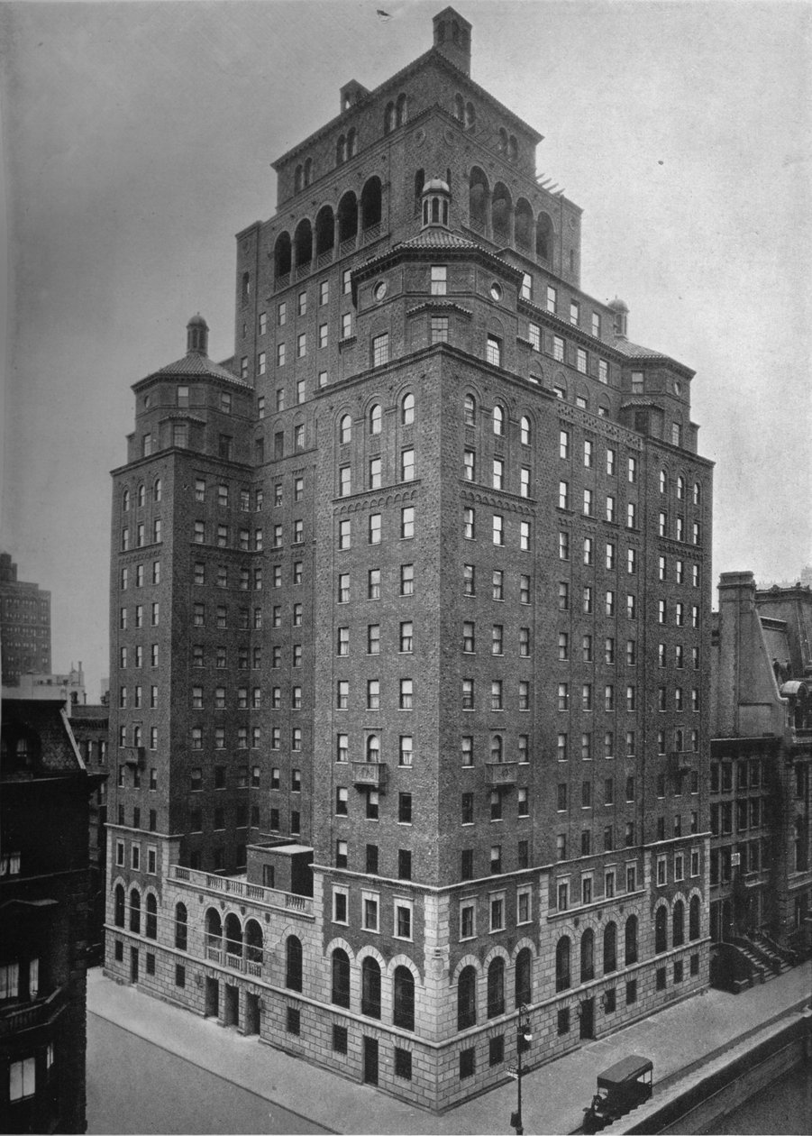 Budova Fraternity Clubs, New York City, 1924 od Unbekannt