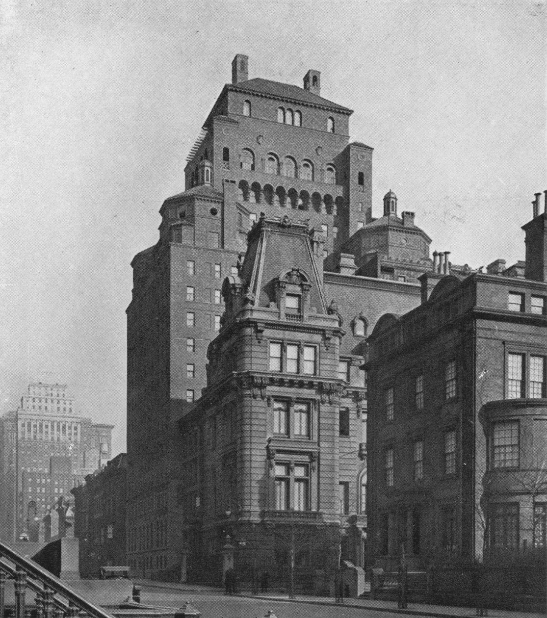 Budova Fraternity Clubs z Madison Avenue, New York City, 1924 od Unbekannt