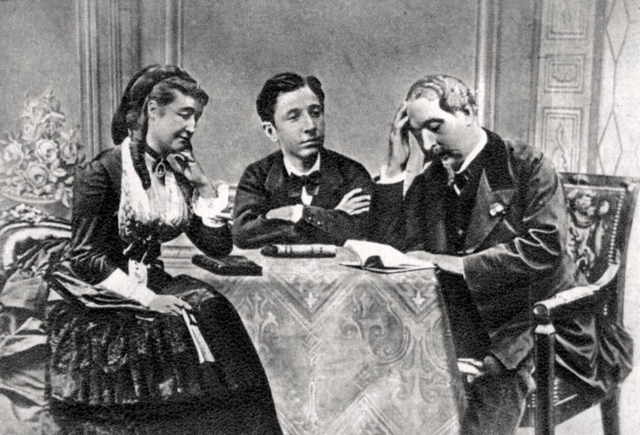 Francouzská císařská rodina v exilu, Chislehurst, Kent, 1871-1873 od Unbekannt