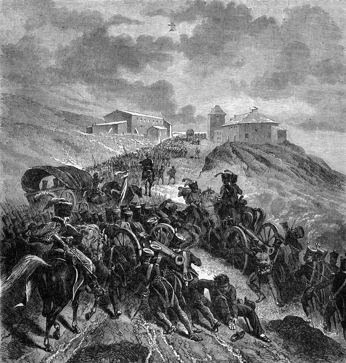 Francouzská armáda překračující Sierra Guadarrama, Španělsko, 22.-24. září 1808 1882-1884 od Unbekannt