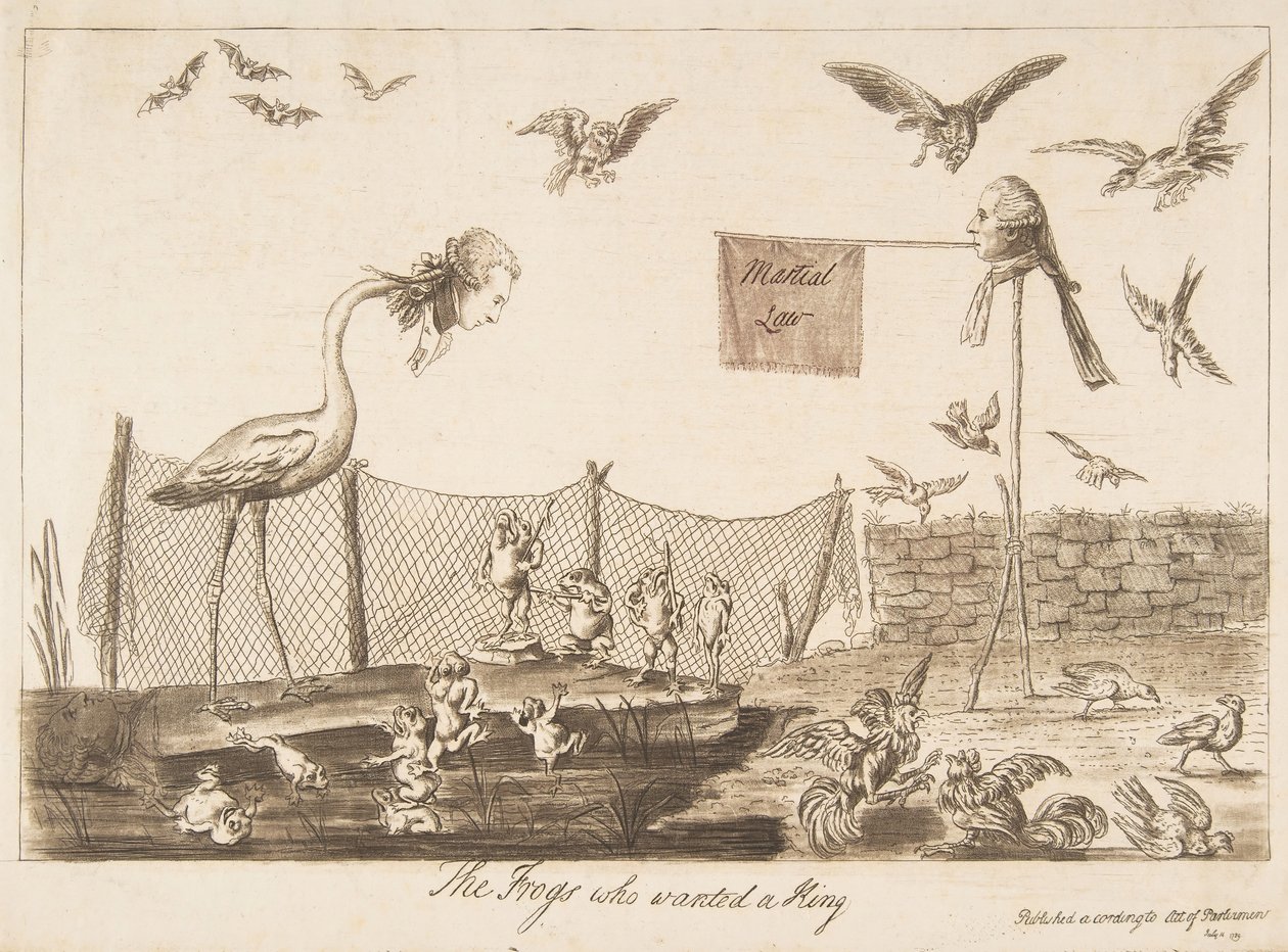Žáby, které chtěly krále, 14. července 1789. od Unbekannt