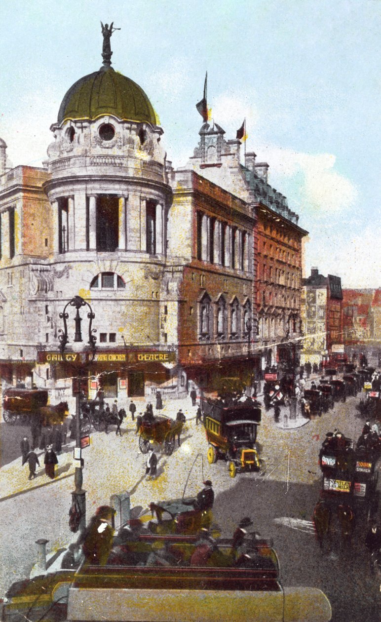 The Gaiety Theatre, Strand, Londýn, 1907 od Unbekannt