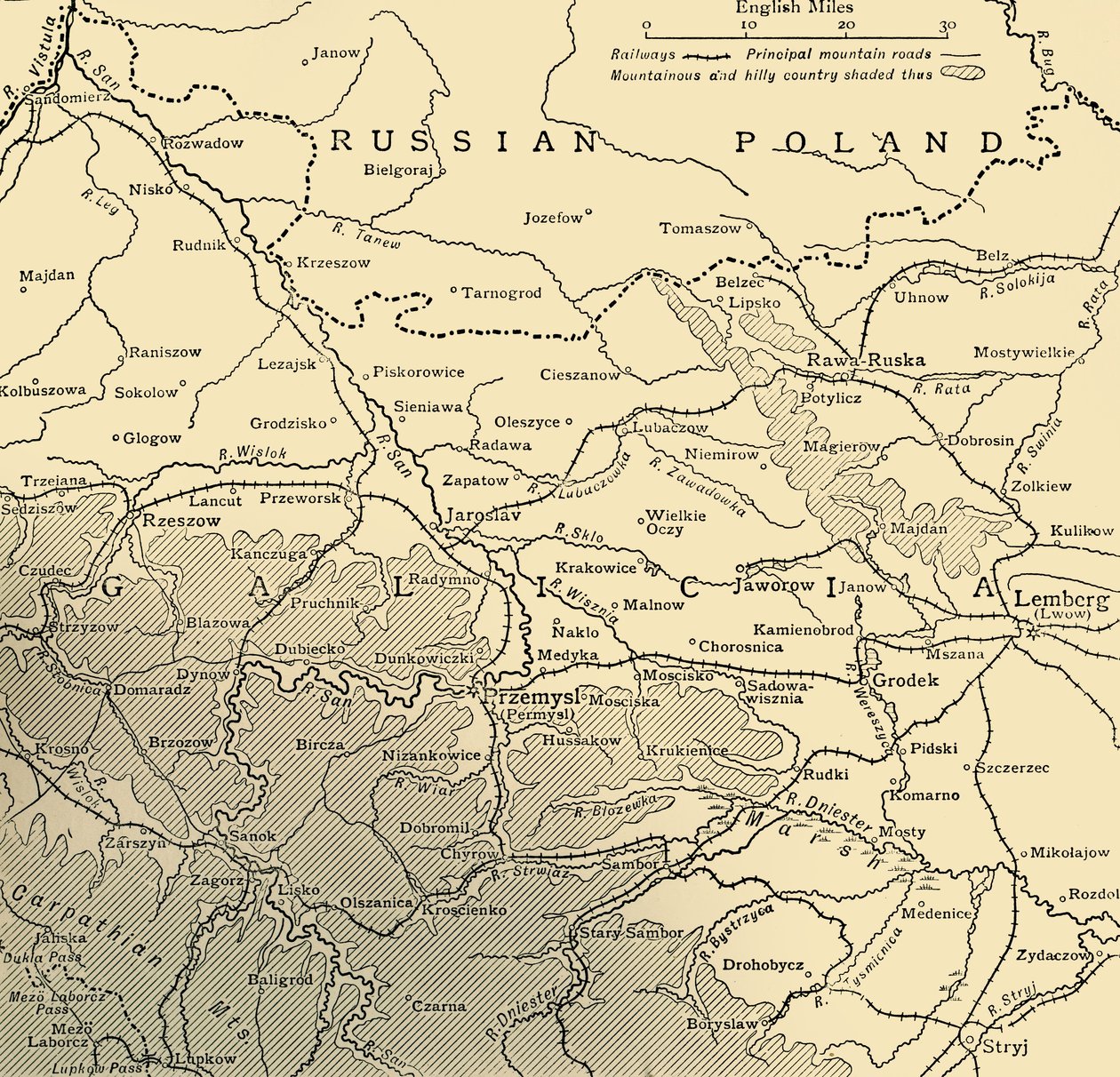Haličské tažení, první světová válka, c1915, c1920. od Unbekannt