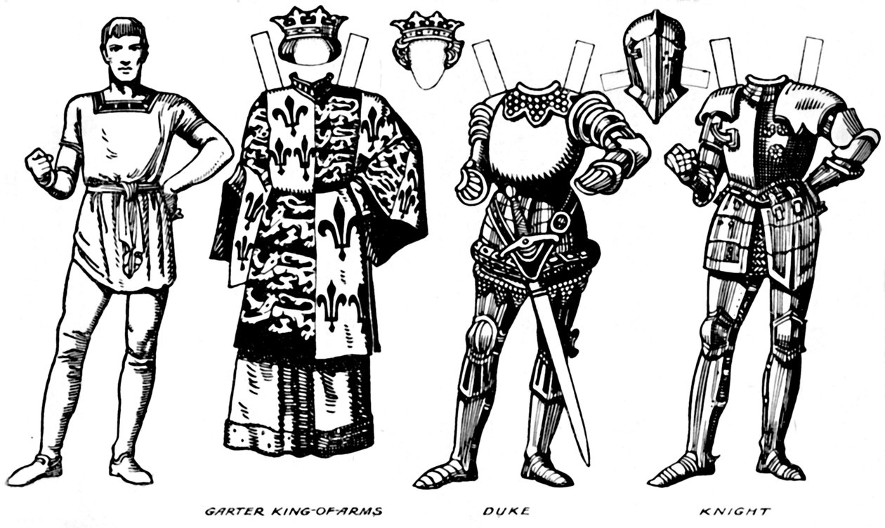 Galerie britského kostýmu: Šaty nošené za vlády Richarda III., c1934 od Unbekannt