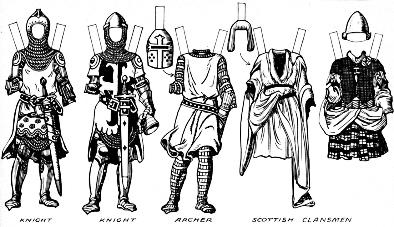 The Gallery of Costume: In the Days of the Second and Third Edwards, c1934 od Unbekannt