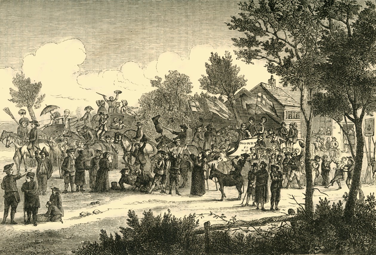The Garratt Election, c1878. od Unbekannt