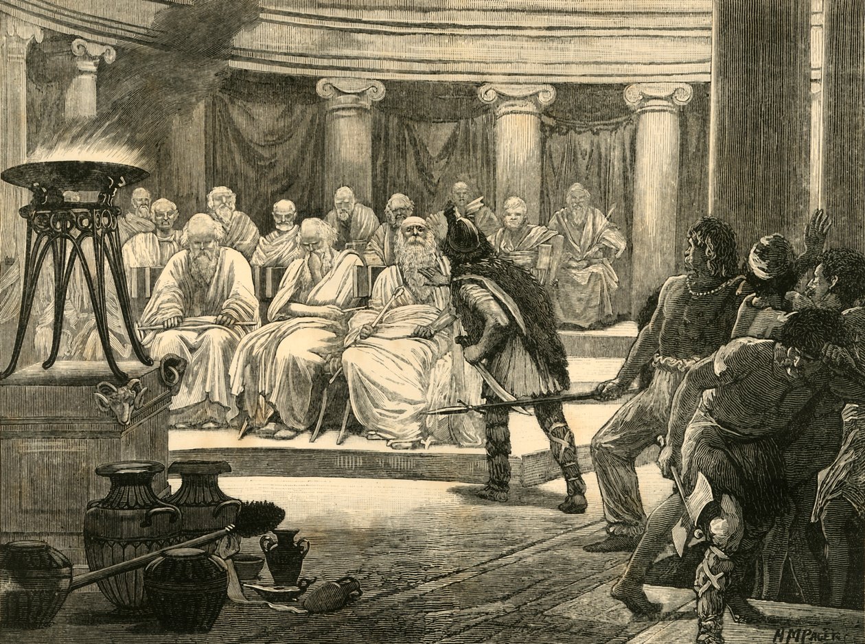 Galové v Římě, 1890. od Unbekannt