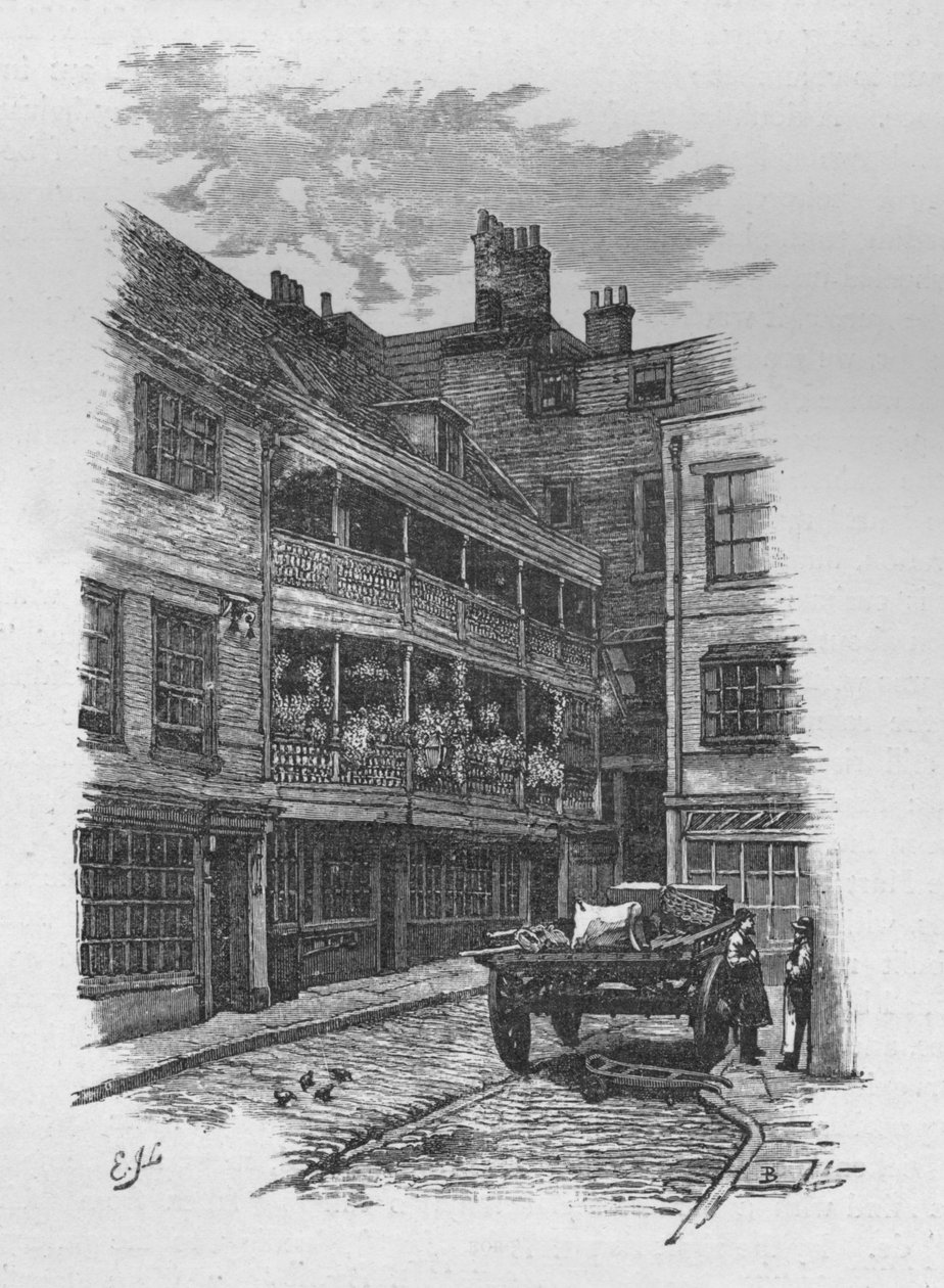 The George Inn, Borough, 1890 od Unbekannt