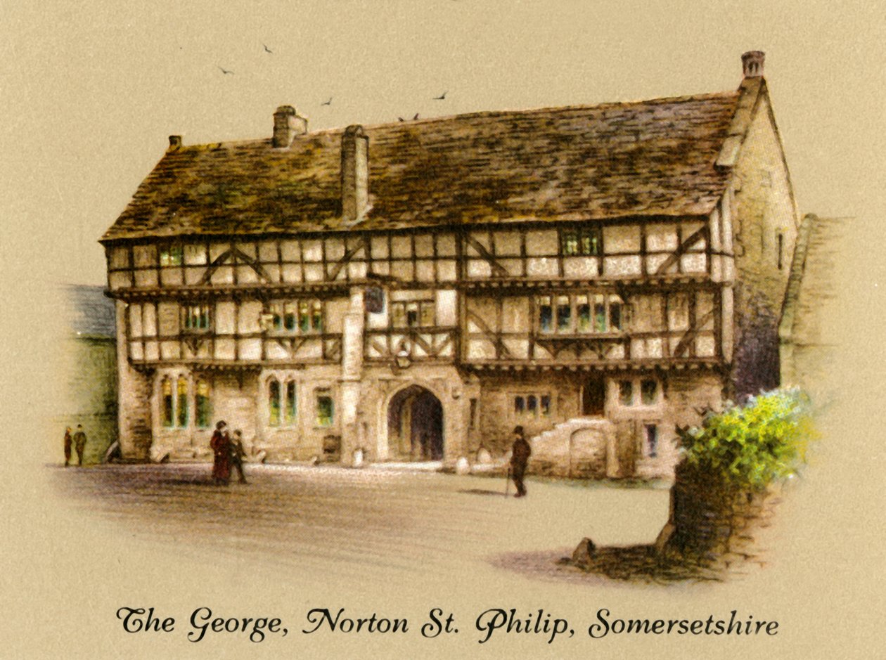 The George, Norton St. Philip, Somersetshire, 1936. od Unbekannt