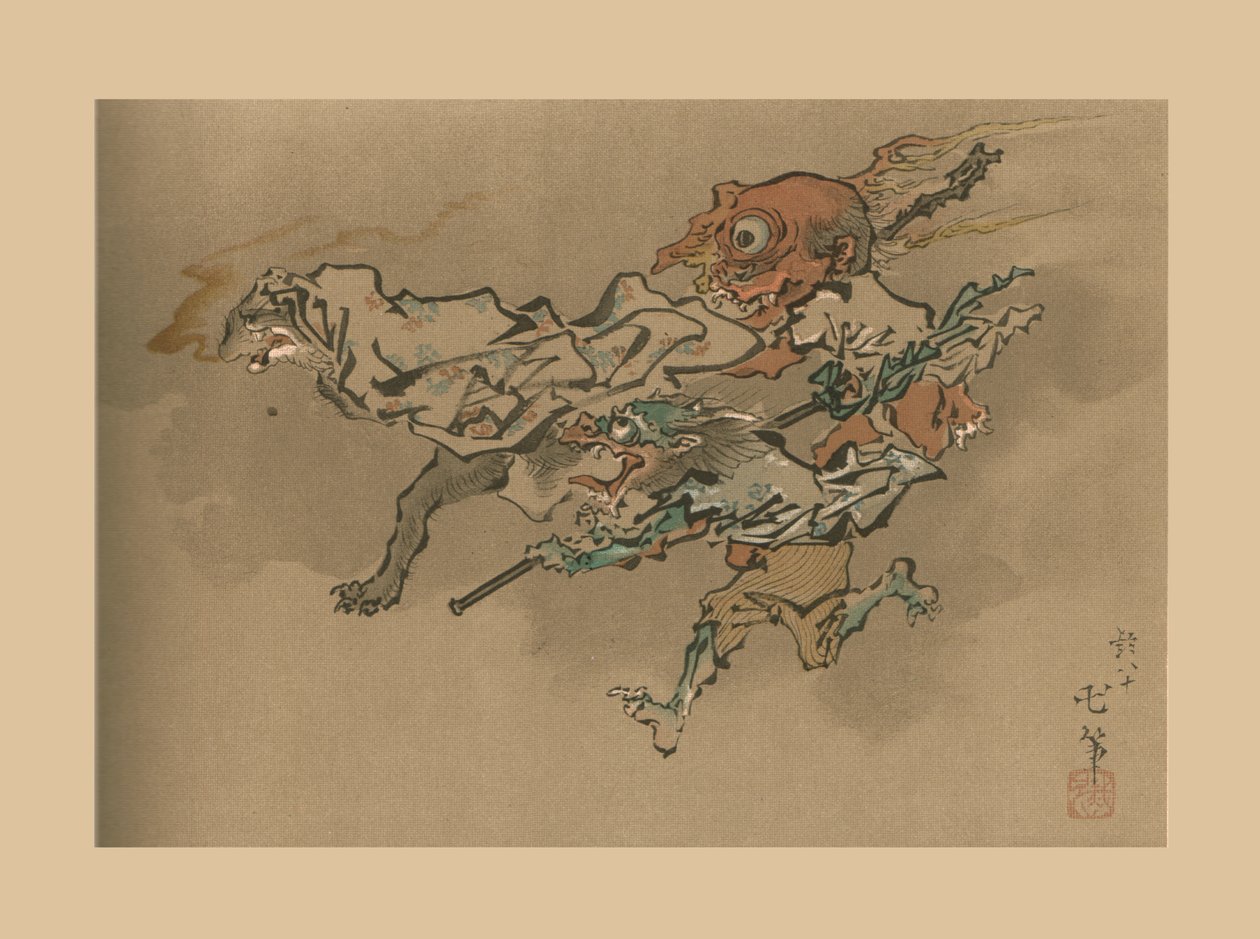 The Goblin Flight, konec 18.-začátek 19. století, 1886 od Unbekannt