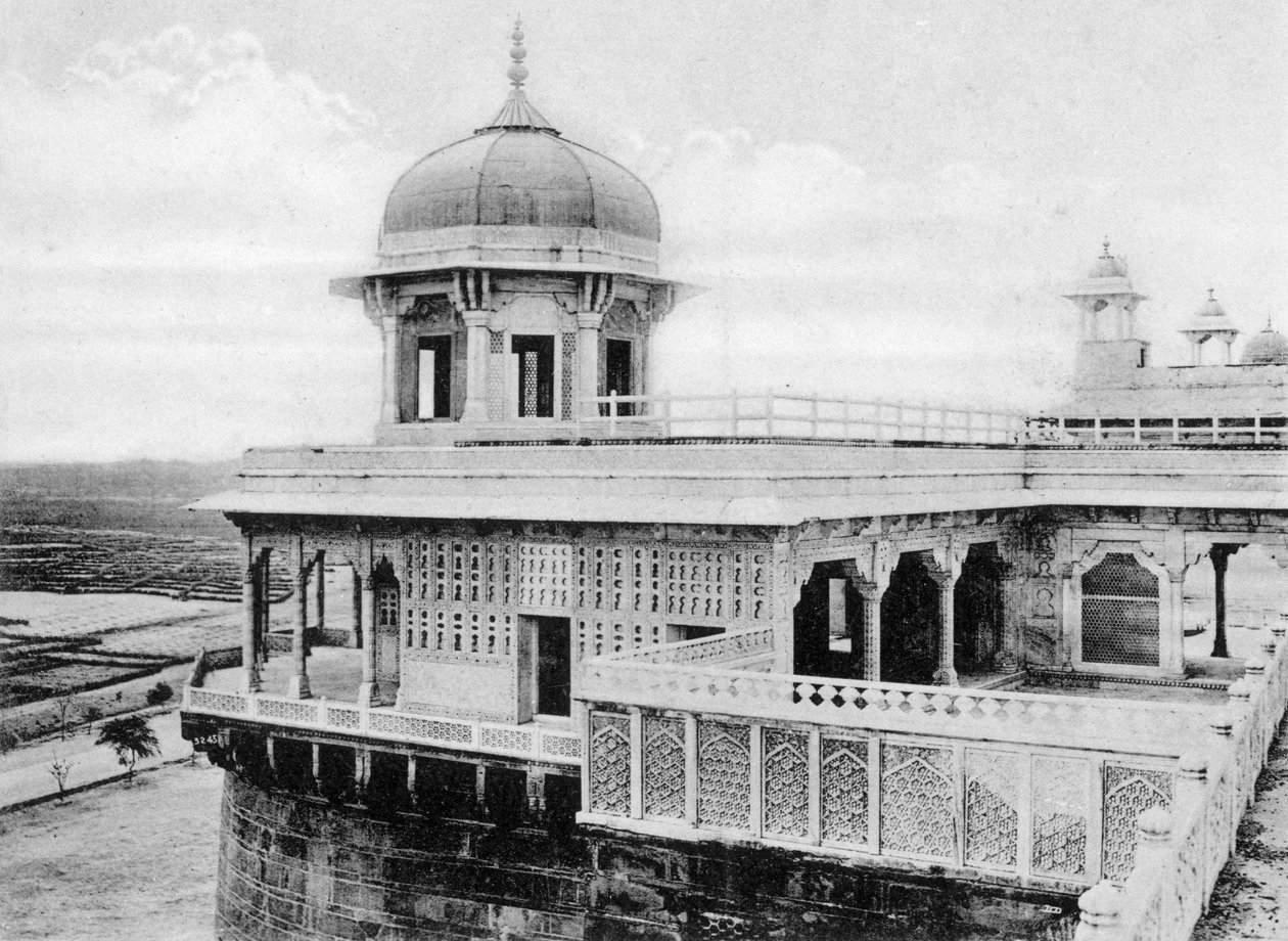 Zlatý pavilon poblíž Jumna, Agra, 20. století od Unbekannt