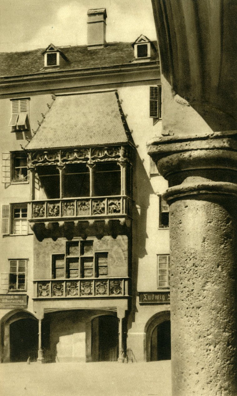 The Goldenes Dachl, Innsbruck, Tyrolsko, Rakousko, c1935. od Unbekannt