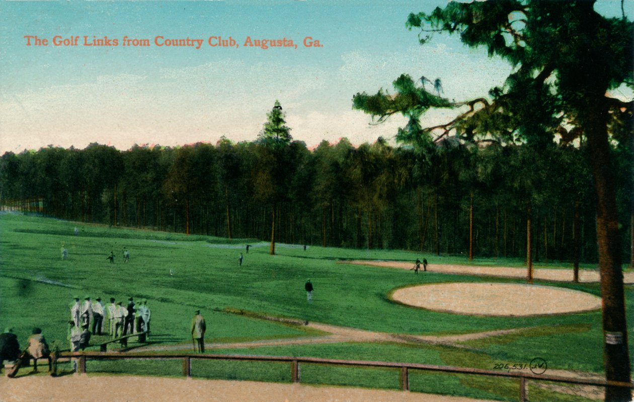 Golf Links z Country Club, Augusta, Georgia, c1910 od Unbekannt