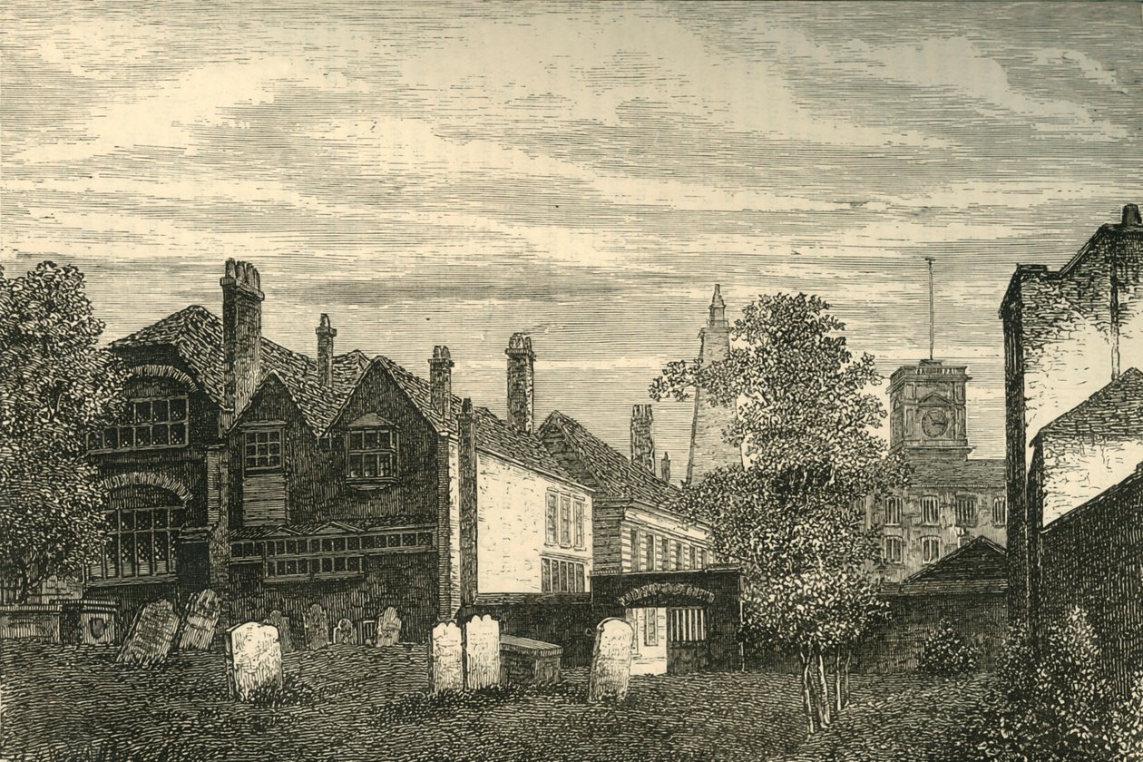 Gymnázium St. Olaves, 1810, c1878. od Unbekannt