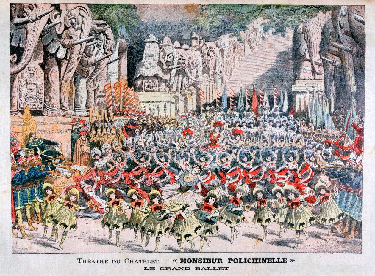 Velký balet, Theater du Chatelet, Paříž, 1904 od Unbekannt