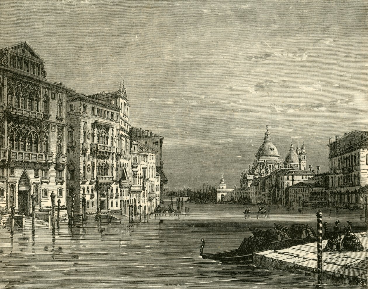 Canal Grande, Benátky, 1890. od Unbekannt