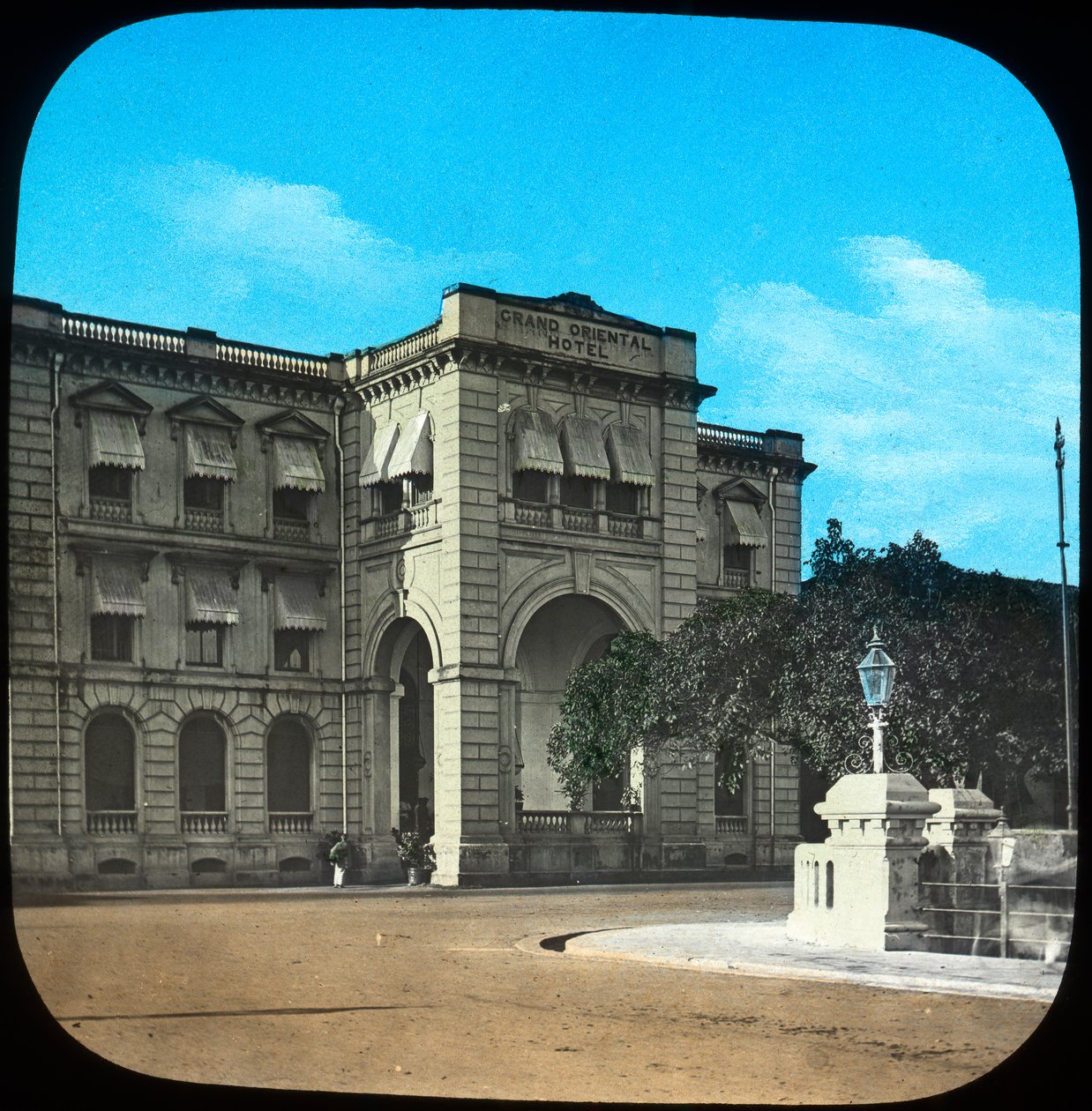Grand Oriental Hotel, Colombo, Ceylon, konec 19. nebo začátek 20. století od Unbekannt
