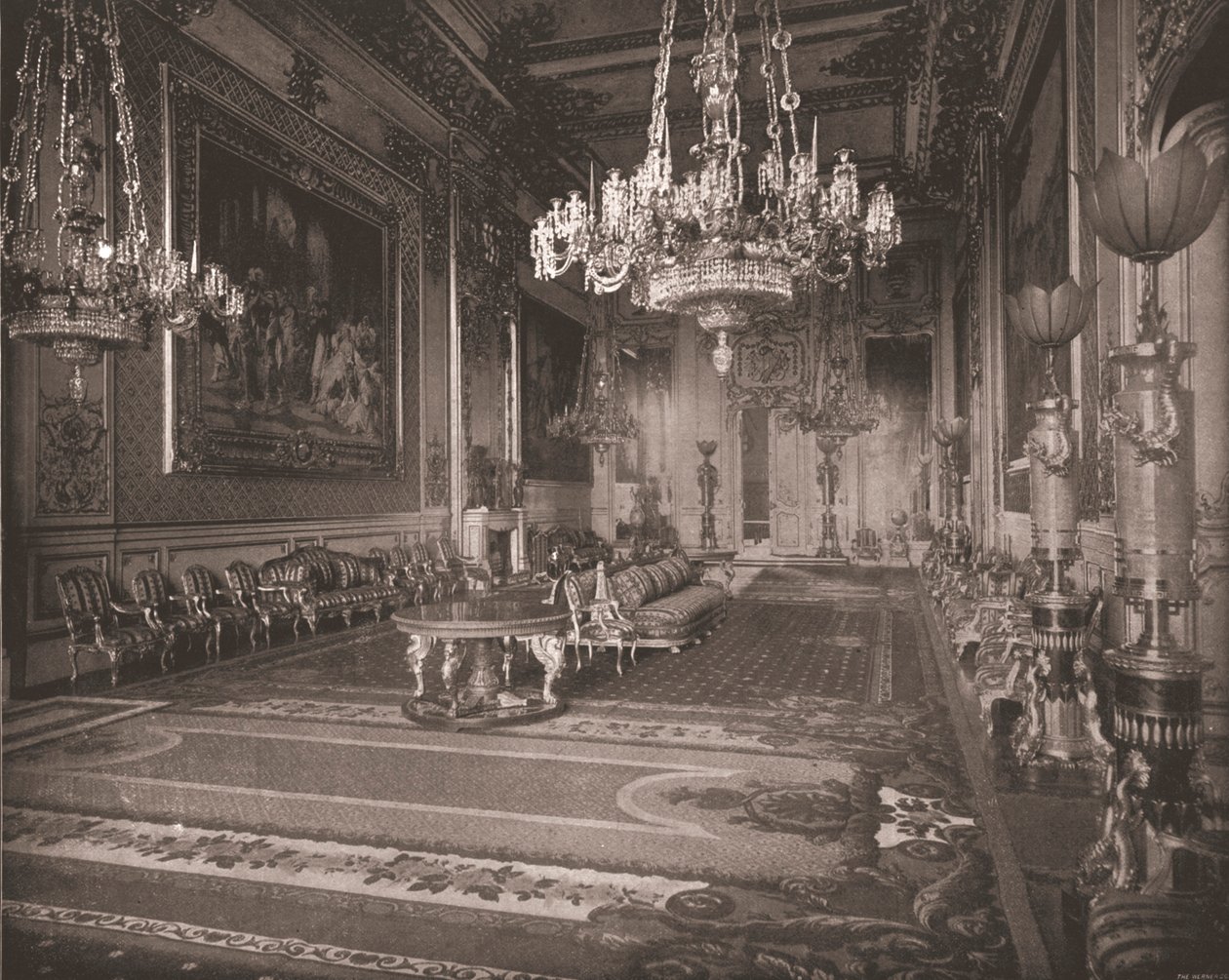 Velká přijímací místnost, Windsor Castle, Berkshire, 1894. od Unbekannt